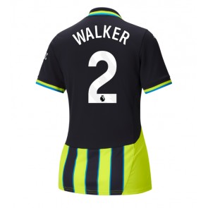 Manchester City Kyle Walker #2 Gostujuci Dres za Ženska 2024-25 Kratak Rukavima